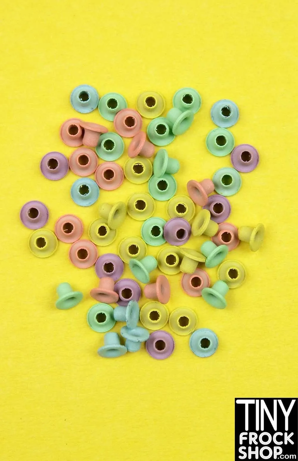 12" Fashion Doll Mini Garment, Shoe and Handbag Eyelets - Pack of 12