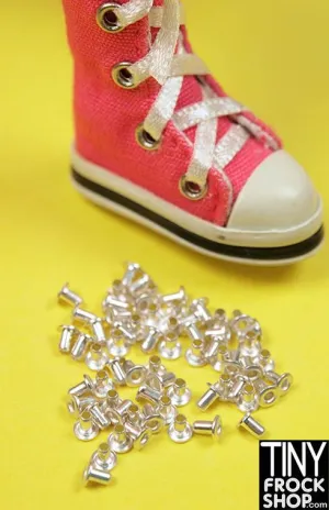 12" Fashion Doll Mini Garment, Shoe and Handbag Eyelets - Pack of 12