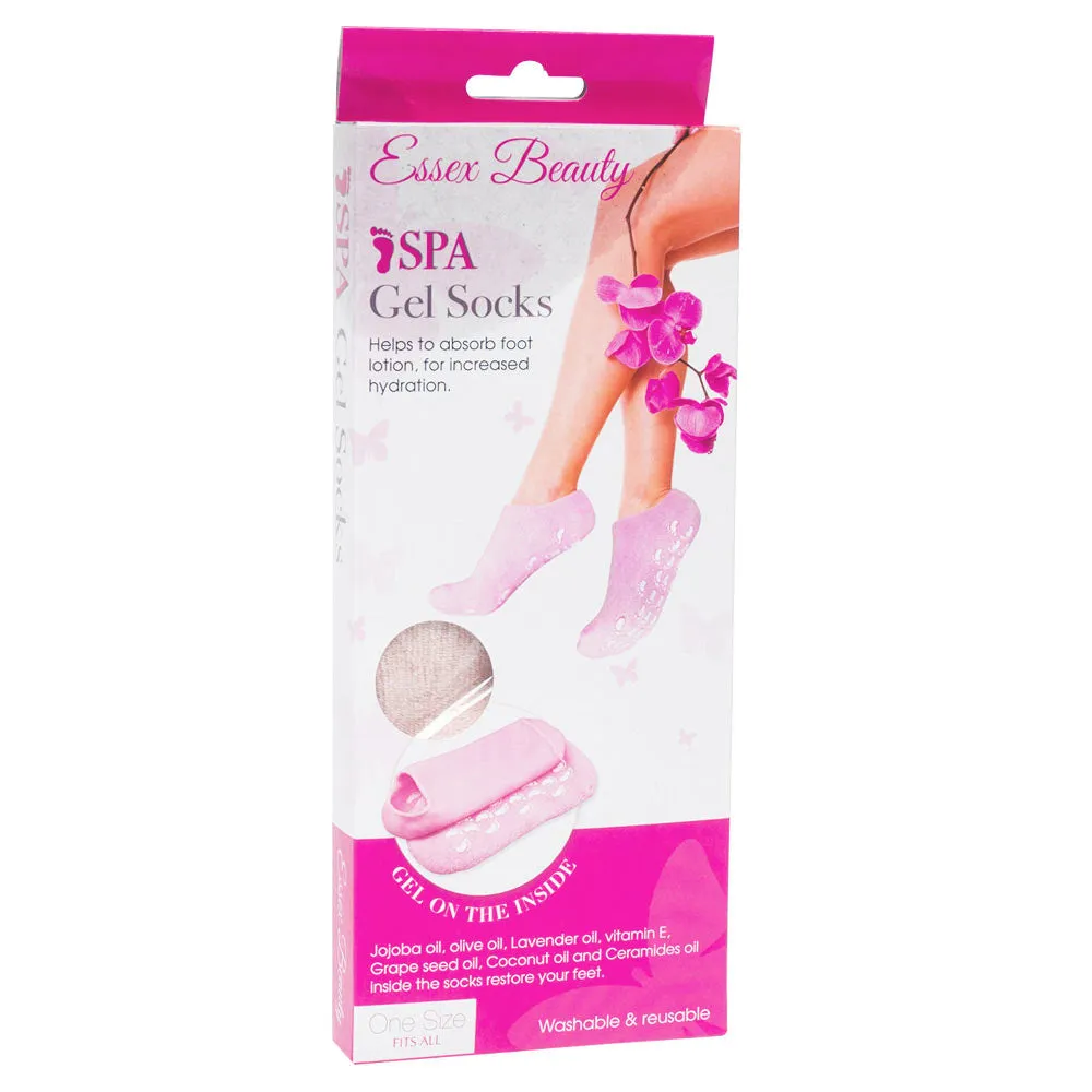 2 Pc Set Spa Gel Moisturizing Socks Hand Skin Gloves Beauty Therapy Treatment !
