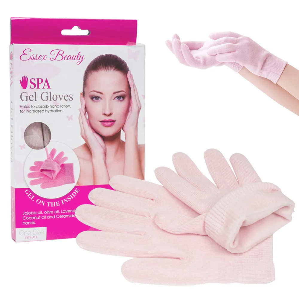 2 Pc Set Spa Gel Moisturizing Socks Hand Skin Gloves Beauty Therapy Treatment !