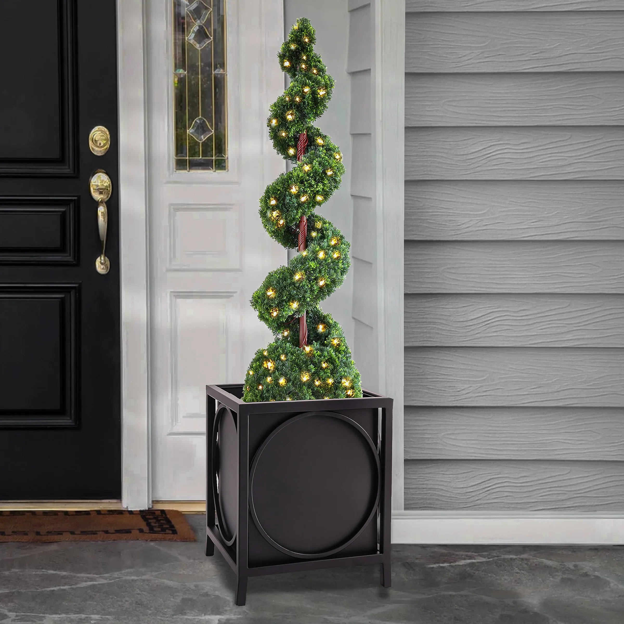 23" St. Remy Planter, Black