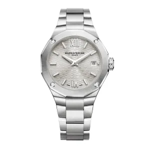 Baume & Mercier Riviera Quartz 36mm Diamond Set Watch M0A10614