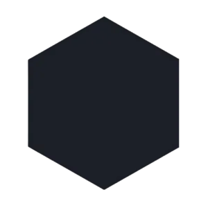 BLOCK HEXAGON NEGRO MATTE