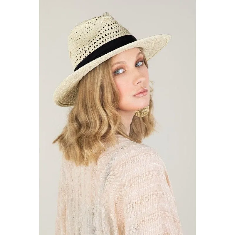 Boho chic summer panama hat