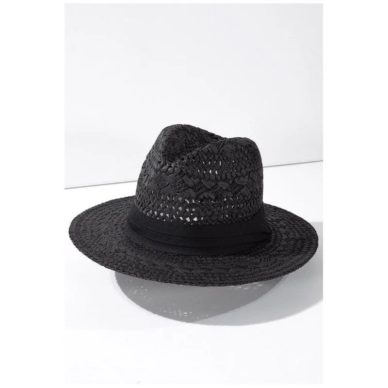 Boho chic summer panama hat