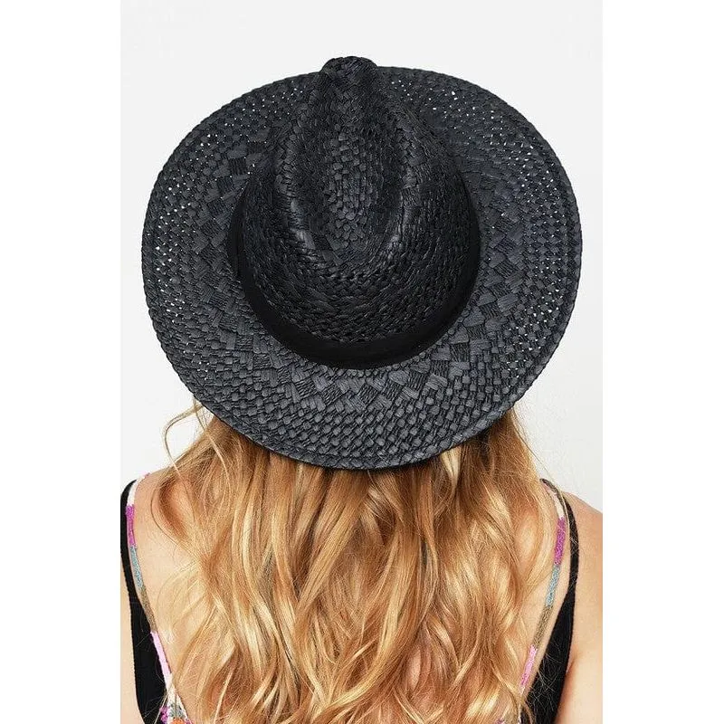 Boho chic summer panama hat