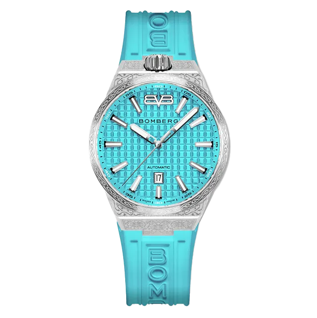 Bomberg Men's Bolt-68 NEO Automatic Teal Lagoon Watch BF43ASS.12-6.12