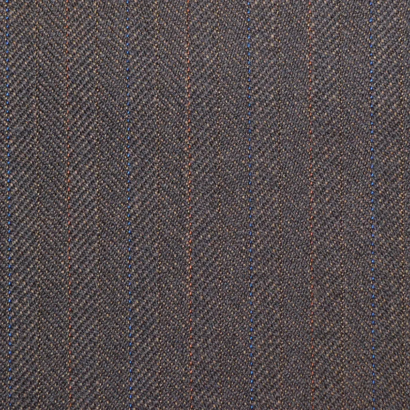 Brown Subtle Herringbone Twist Suiting