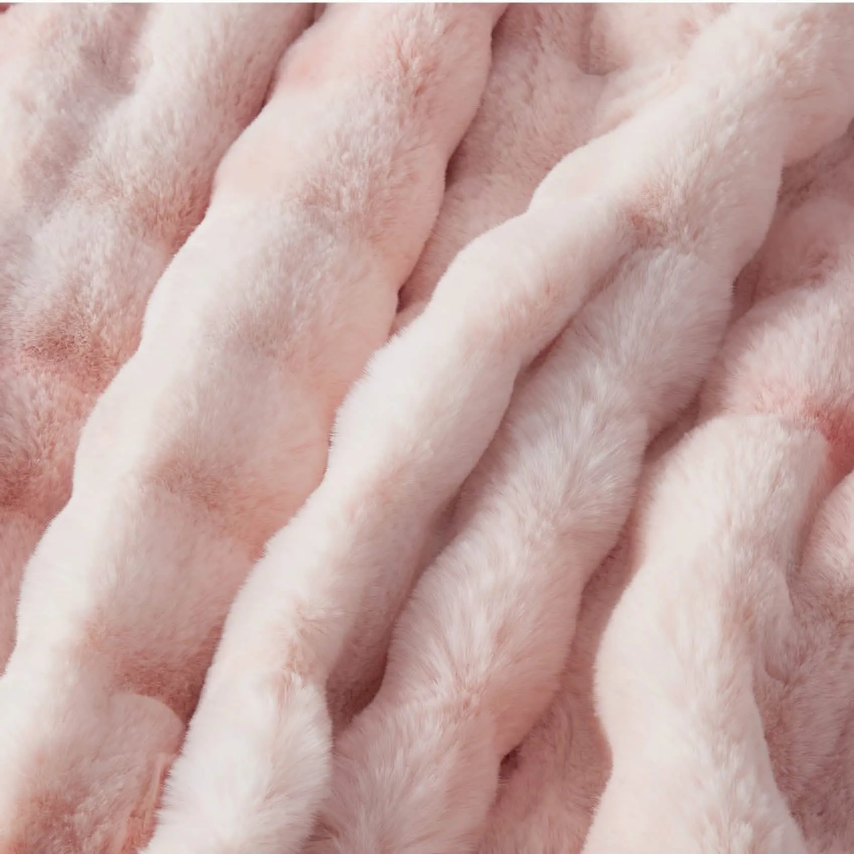 Bubble Faux Fur Blanket