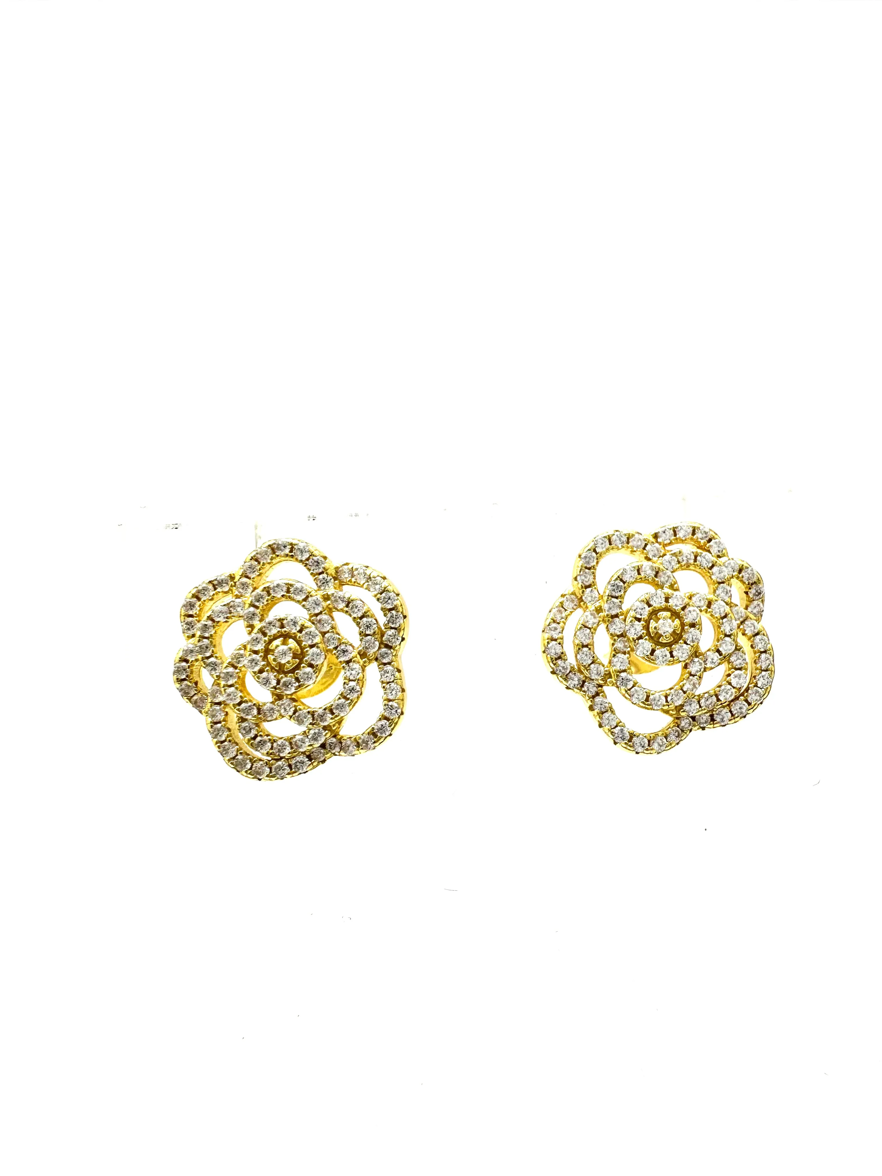 Camellia Flower Earrings