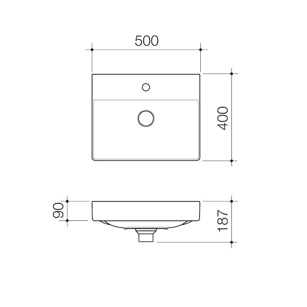 Caroma Urbane II Wall Basin