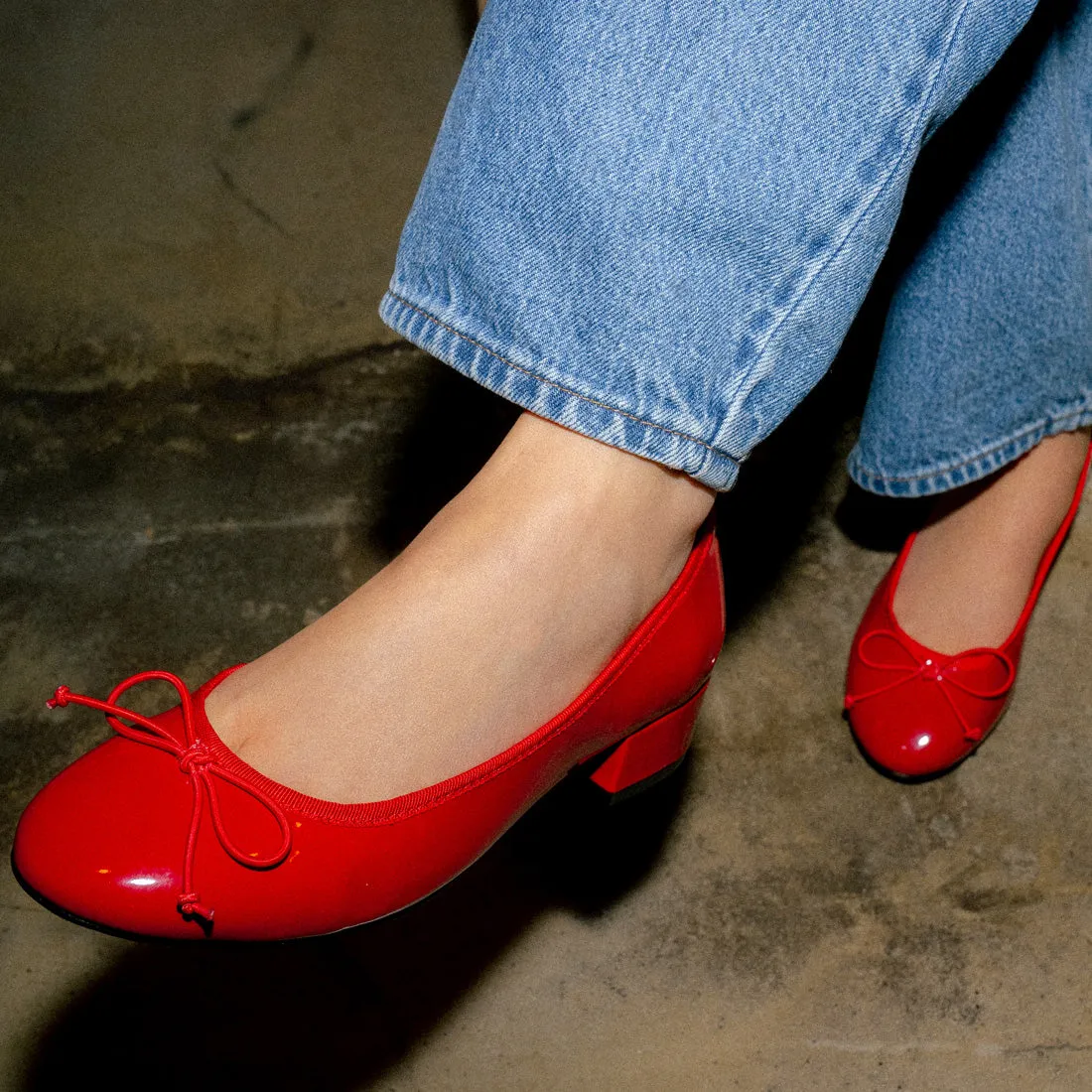 CHERISH RED PATENT