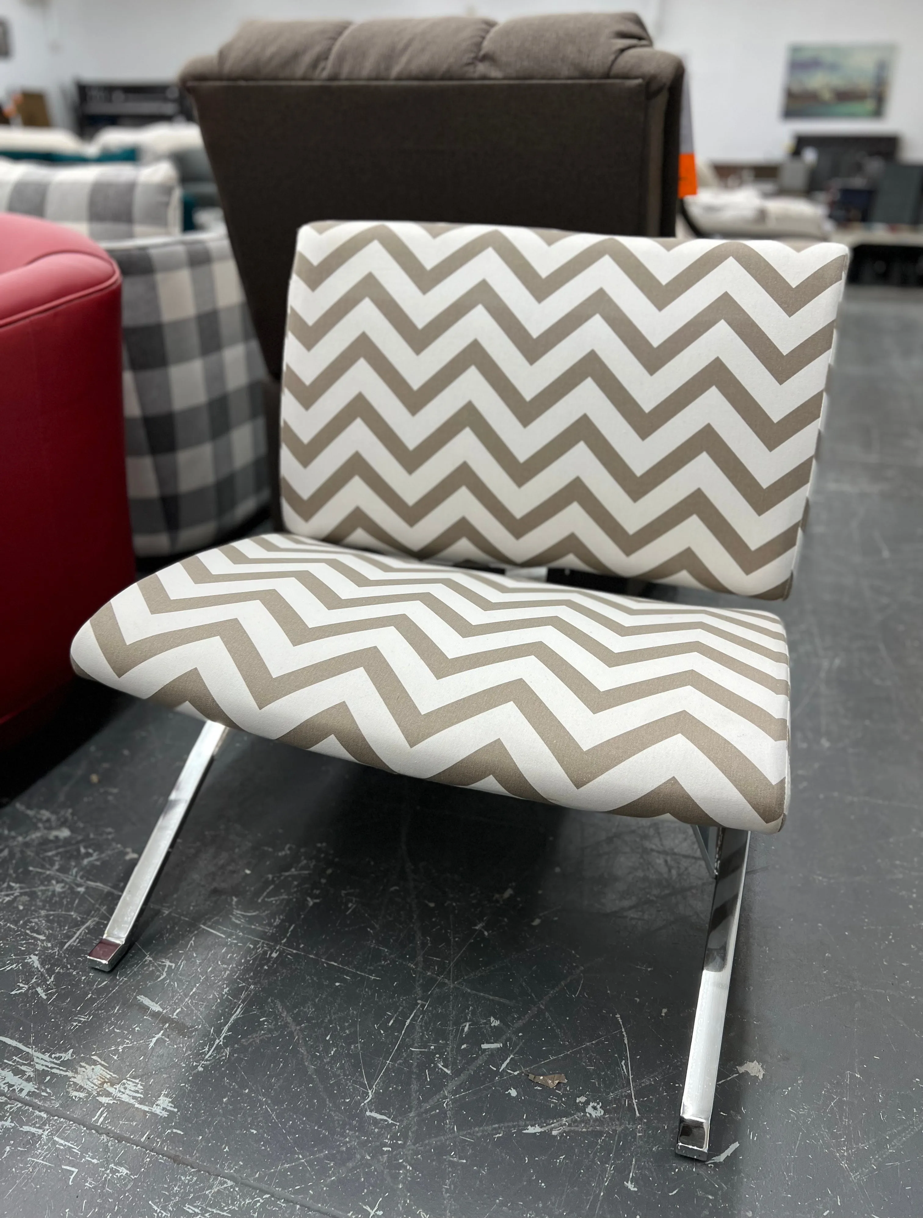 Chevron Accent Chair