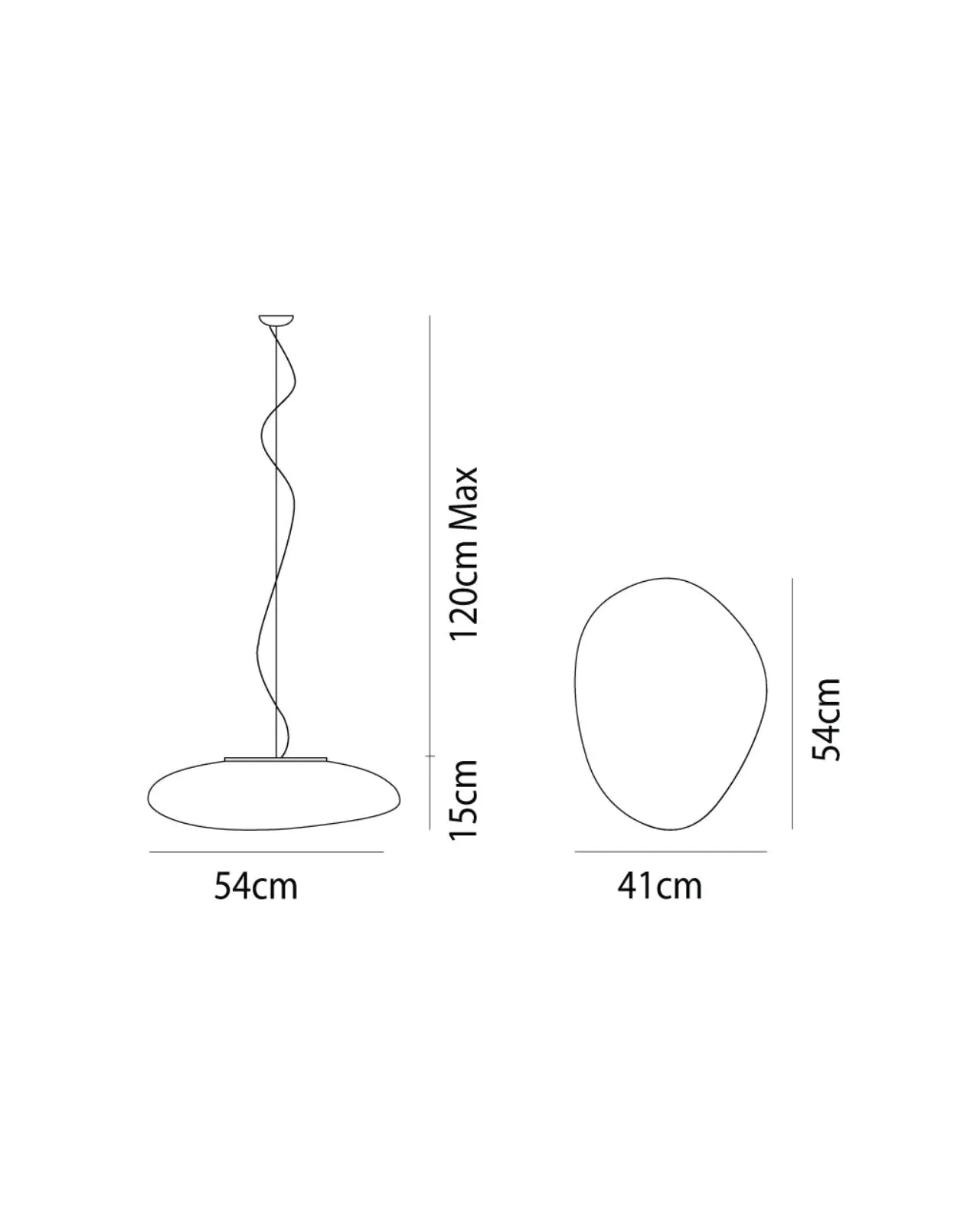 Contemporary Matte Glass Pendant Light
