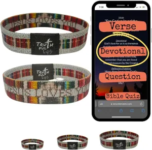 Daily Devotional Bracelets - Bible Verse Bracelets - Scripture Bracelets - NFC Tap Bible Bracelets
