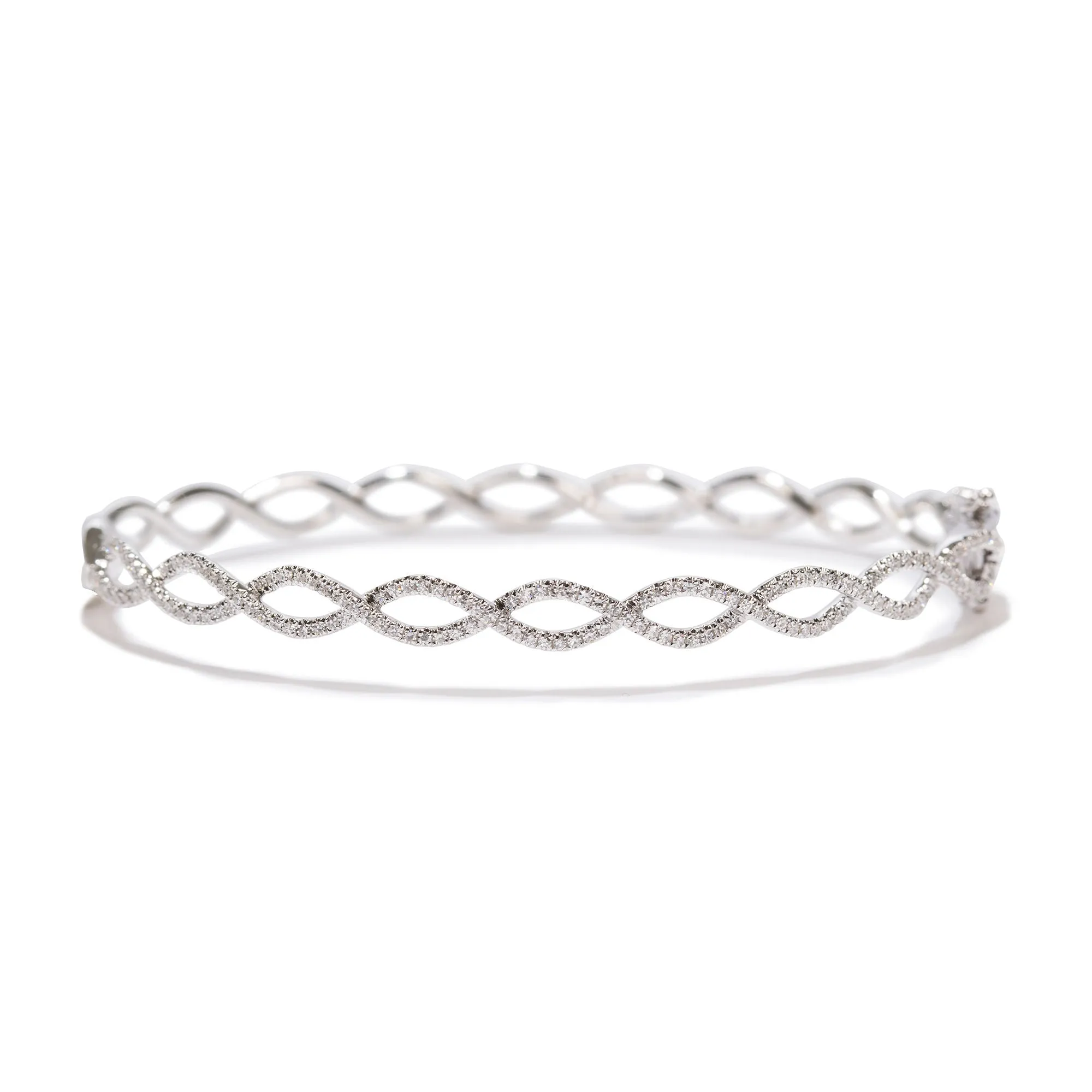 Diamond Twist Bangle