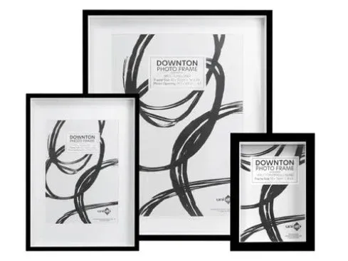 Downtown Matt Frame Black 10x15cm/4x6"