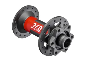 DT Swiss 240s MTB Disc Hub - EXP Boost - Front - Black-Red