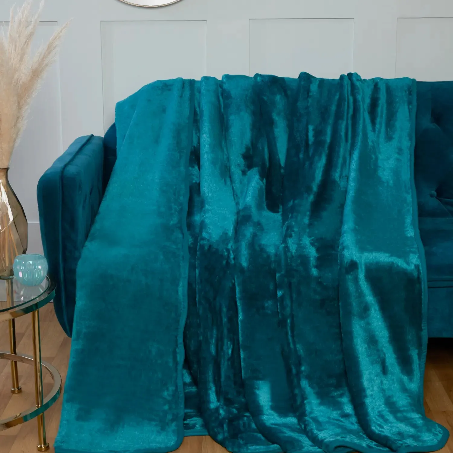 Dyed Mink Throw Blanket