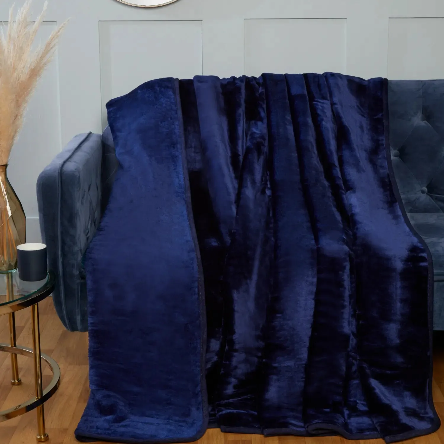 Dyed Mink Throw Blanket