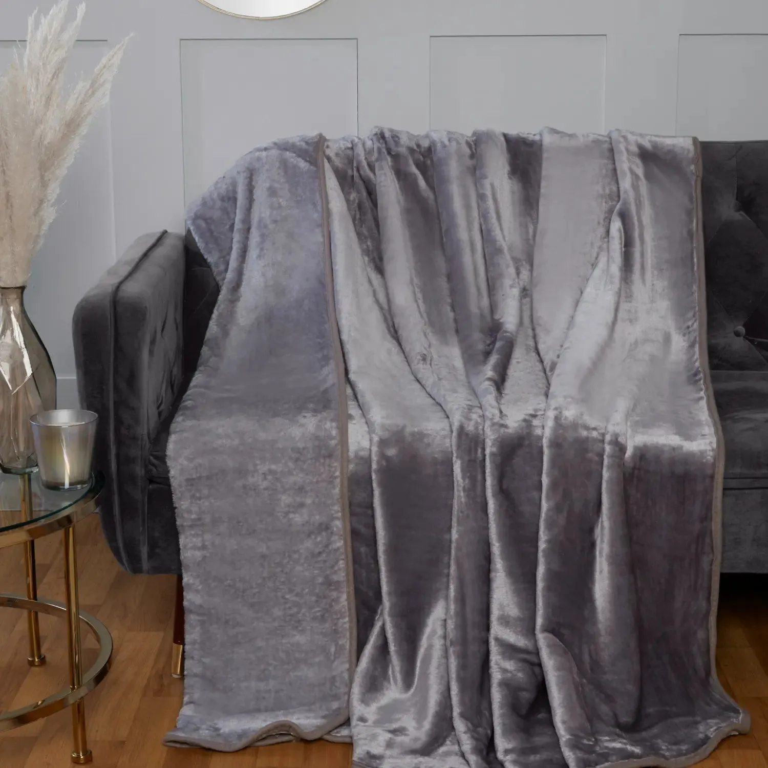 Dyed Mink Throw Blanket