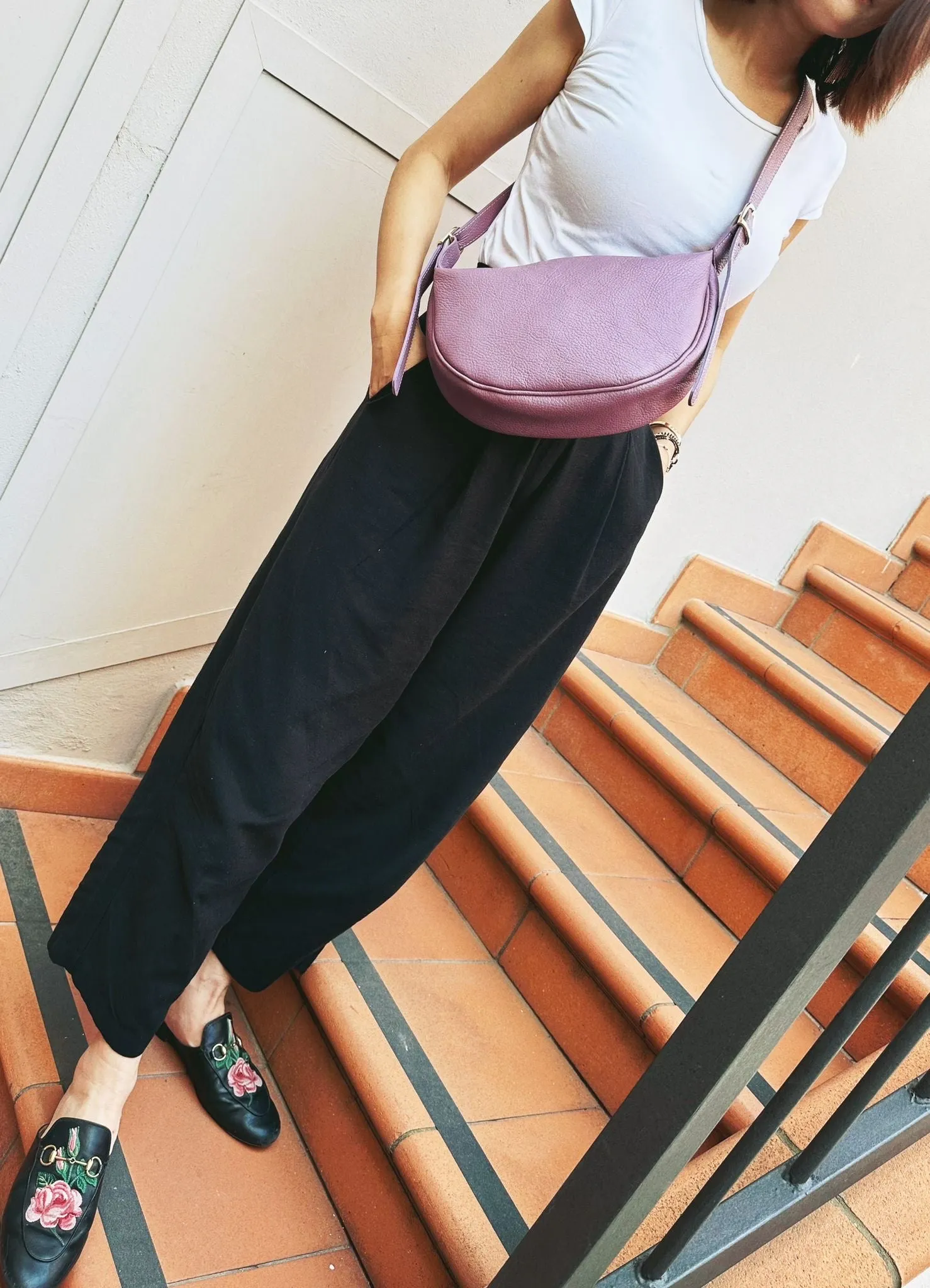 Emmaline Small Hobo leather bag