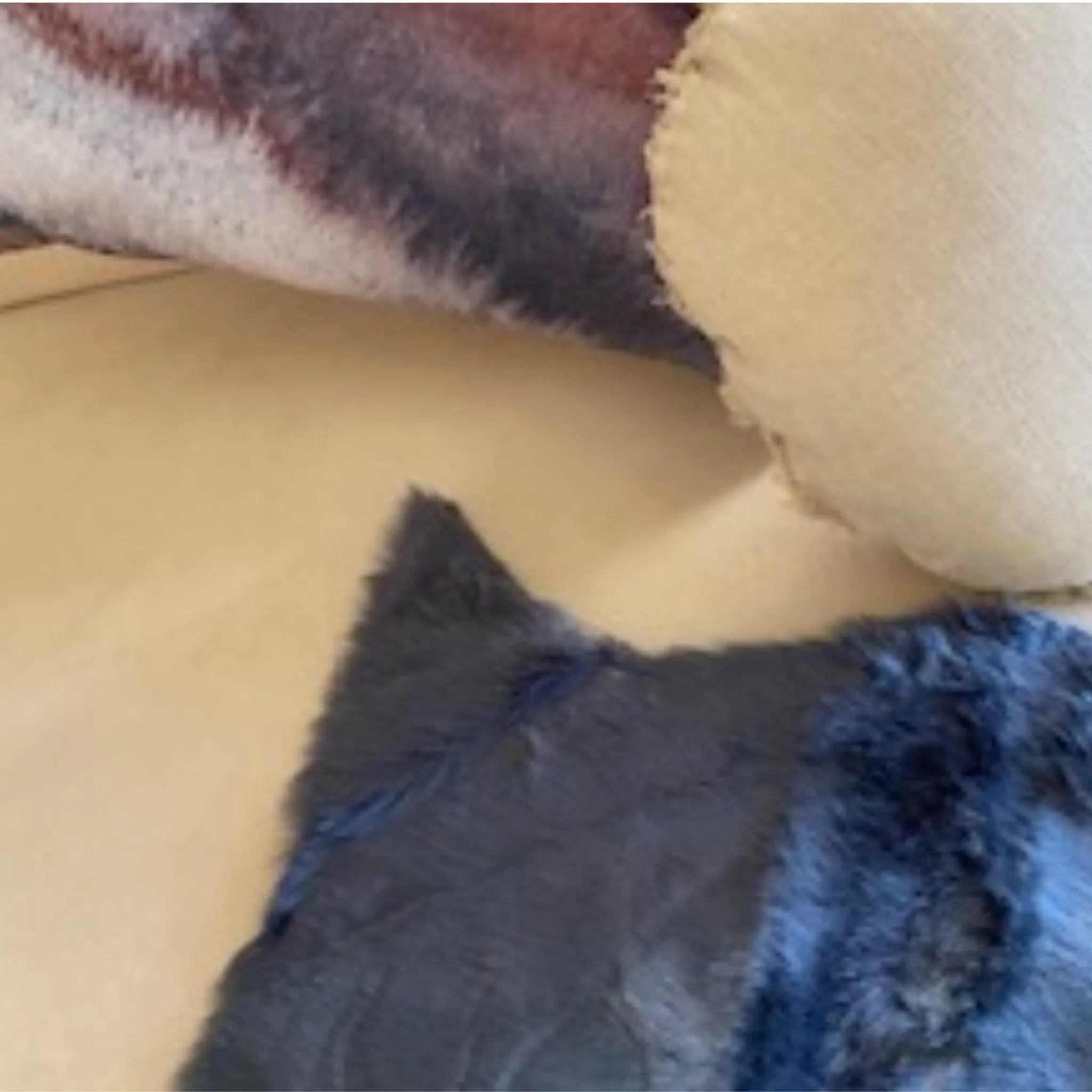 Faux Midnight Fur Sheep Skin Rug