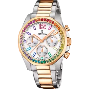 Festina White Dial Stainless Steel Women's Watch F20608/2