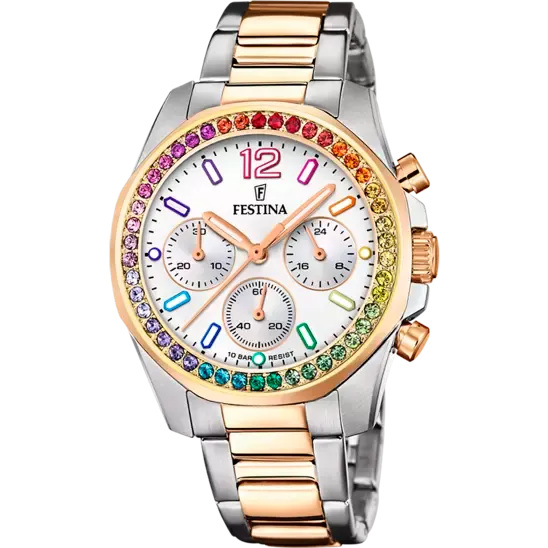 Festina White Dial Stainless Steel Women's Watch F20608/2