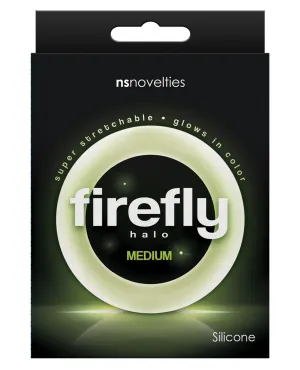 Firefly Halo Medium Cockring - Clear