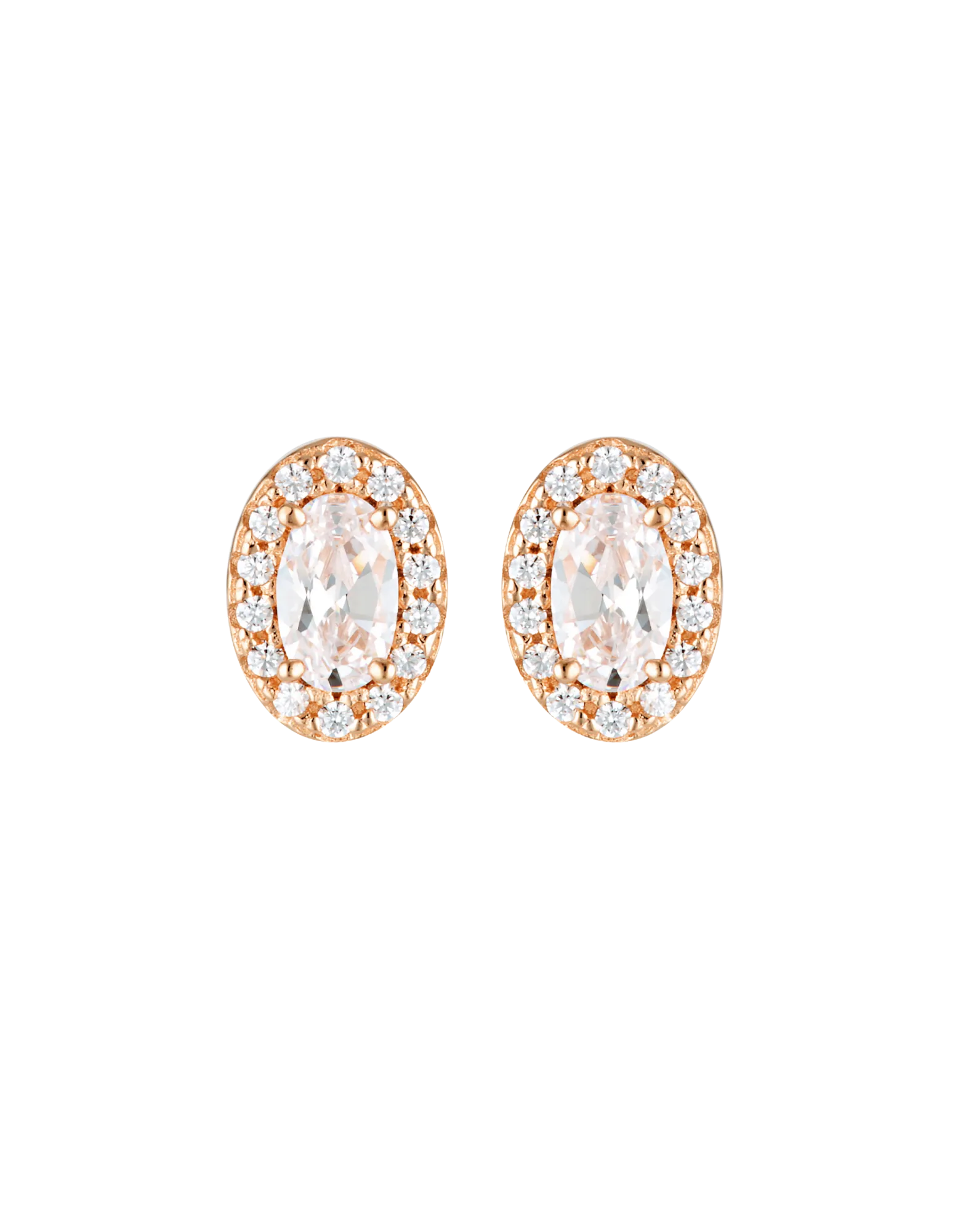Georgini Aurora Glow Earrings - Rose Gold