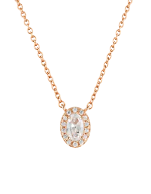 Georgini Aurora Glow Necklace - Rose Gold