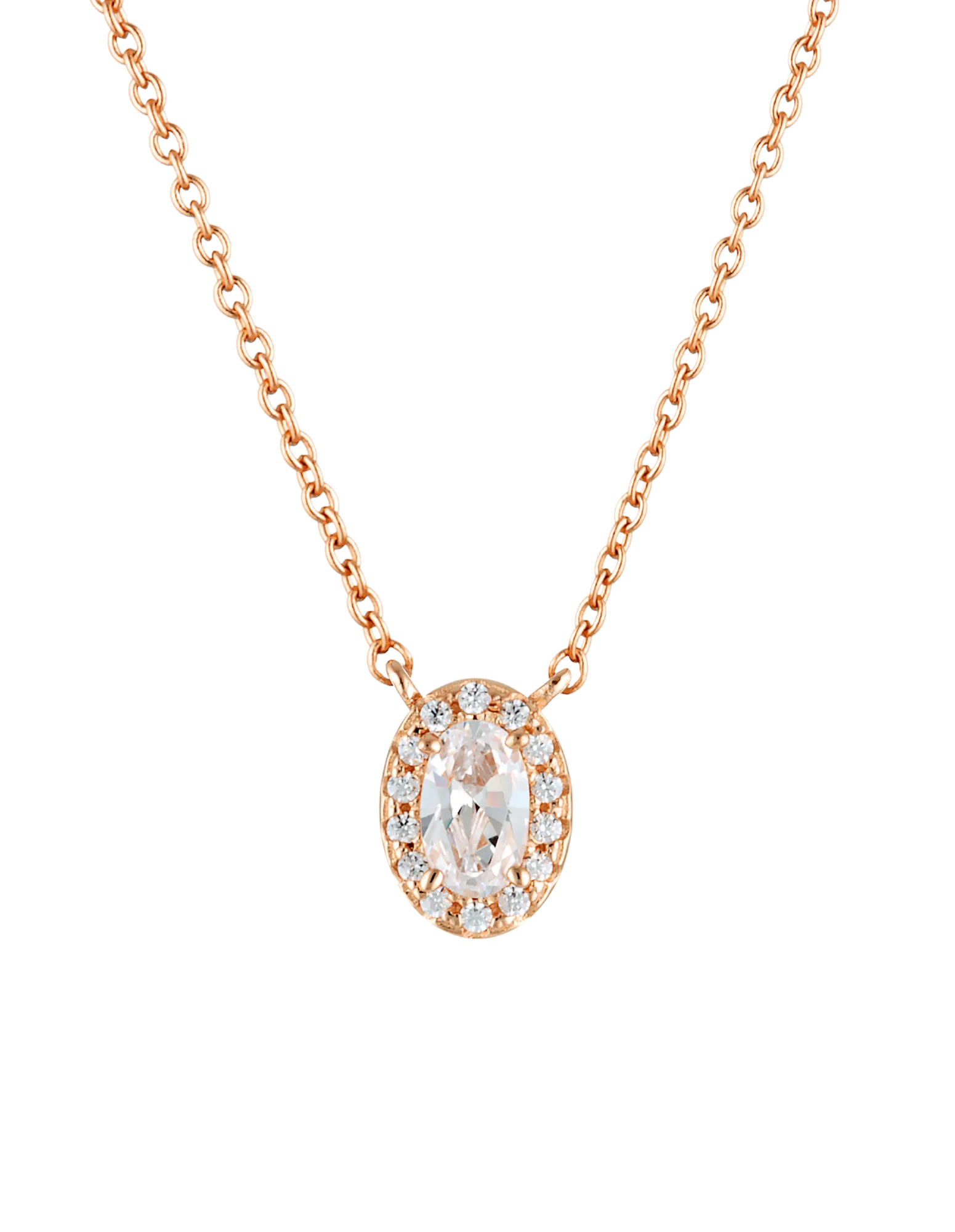 Georgini Aurora Glow Necklace - Rose Gold