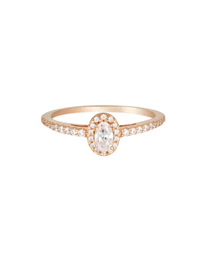 Georgini Aurora Glow Ring - Rose Gold