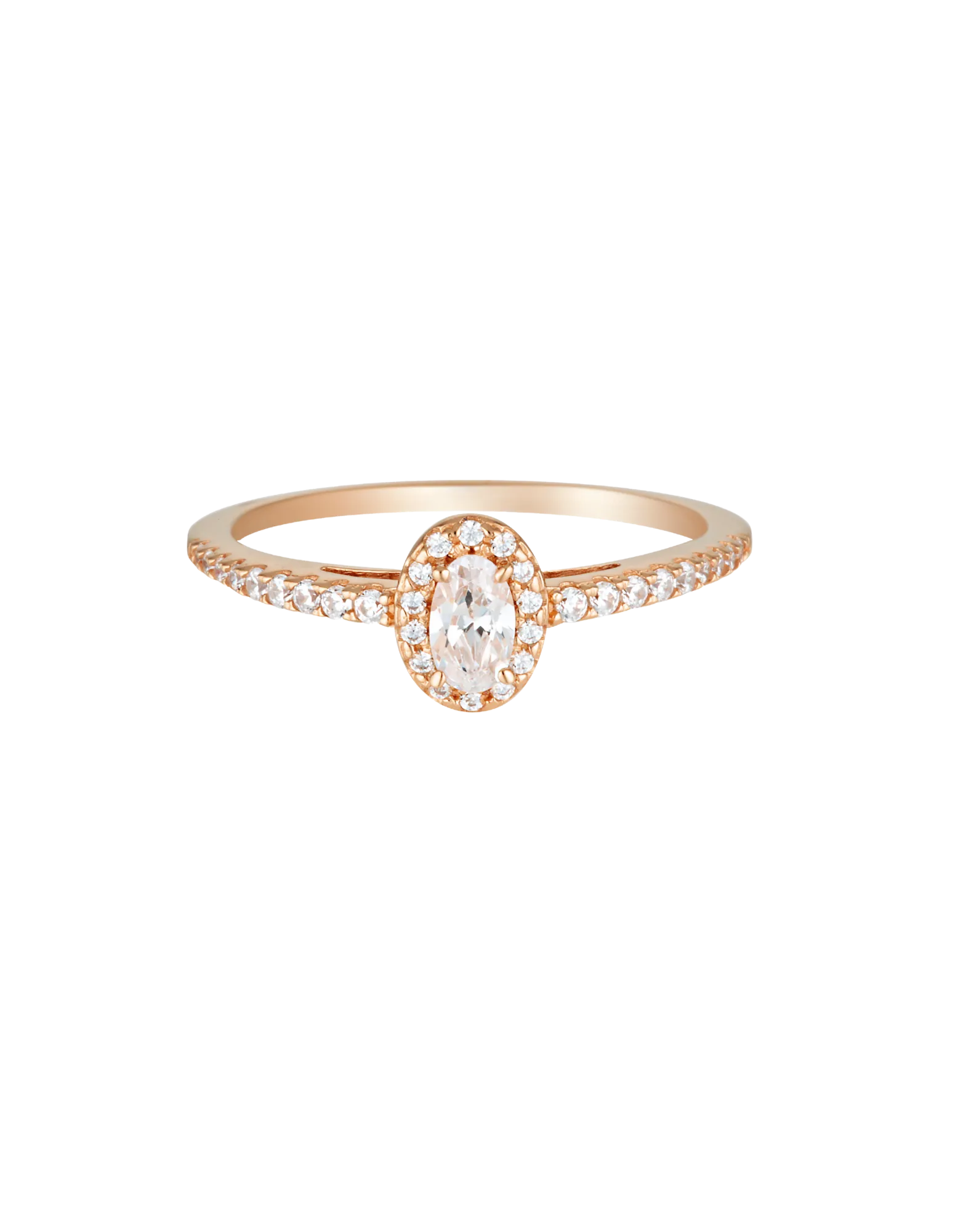Georgini Aurora Glow Ring - Rose Gold