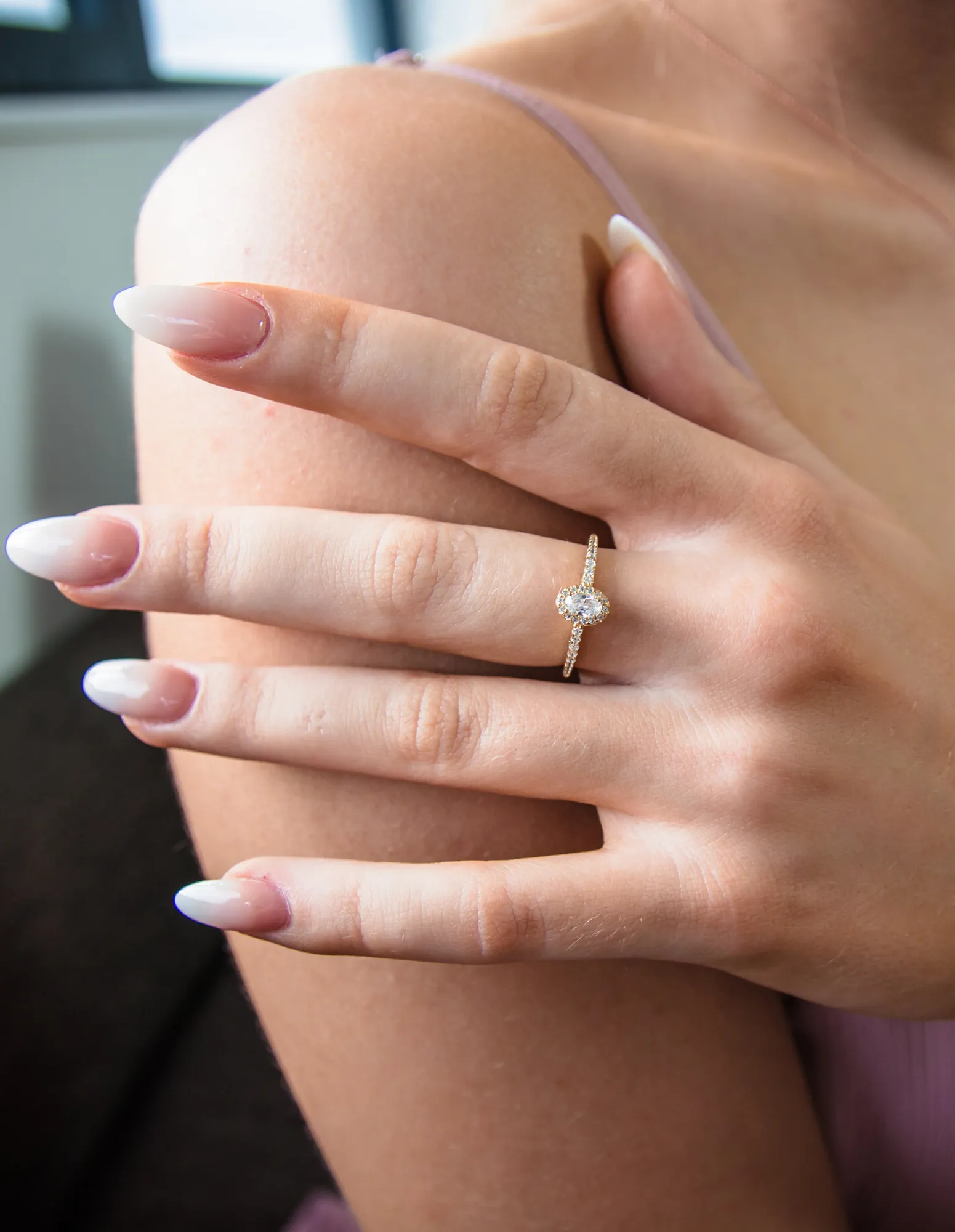 Georgini Aurora Glow Ring - Rose Gold