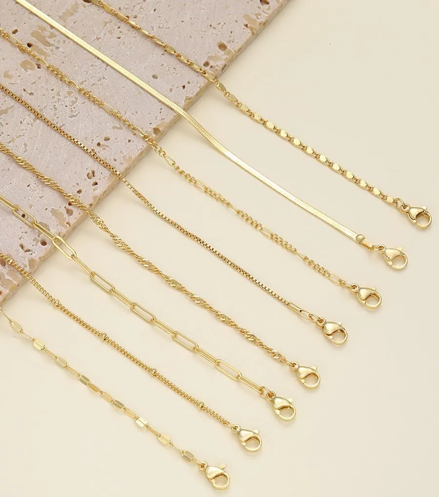 Gold Bracelets Set for Women Trendy, 14K Real Gold Plated Jewelry for Women Dainty Chain Bracelet Stack, Non Tarnish Gold Stackable Bracelets Pack Fashion Accessories Gifts