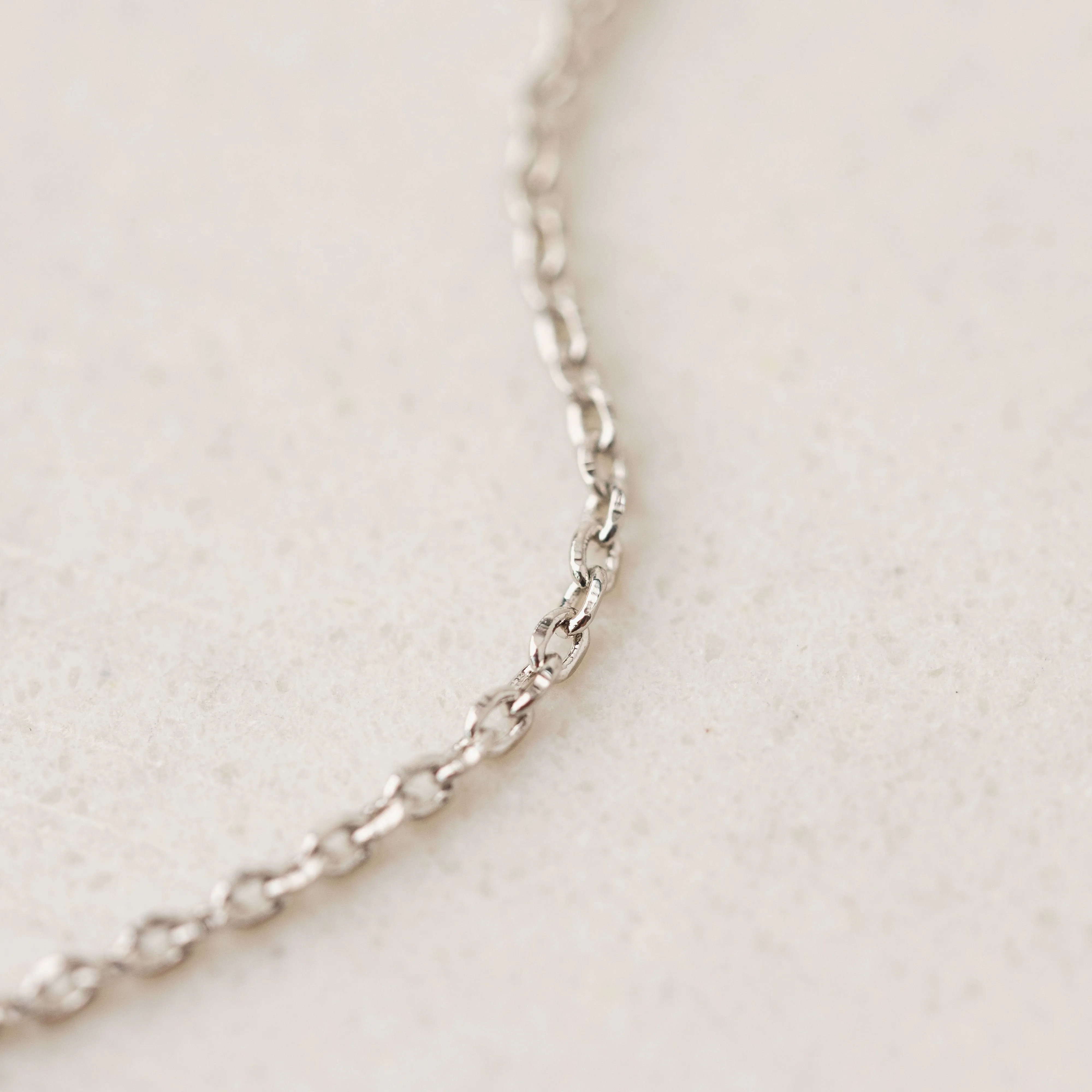 Halo Mini Necklace Silver