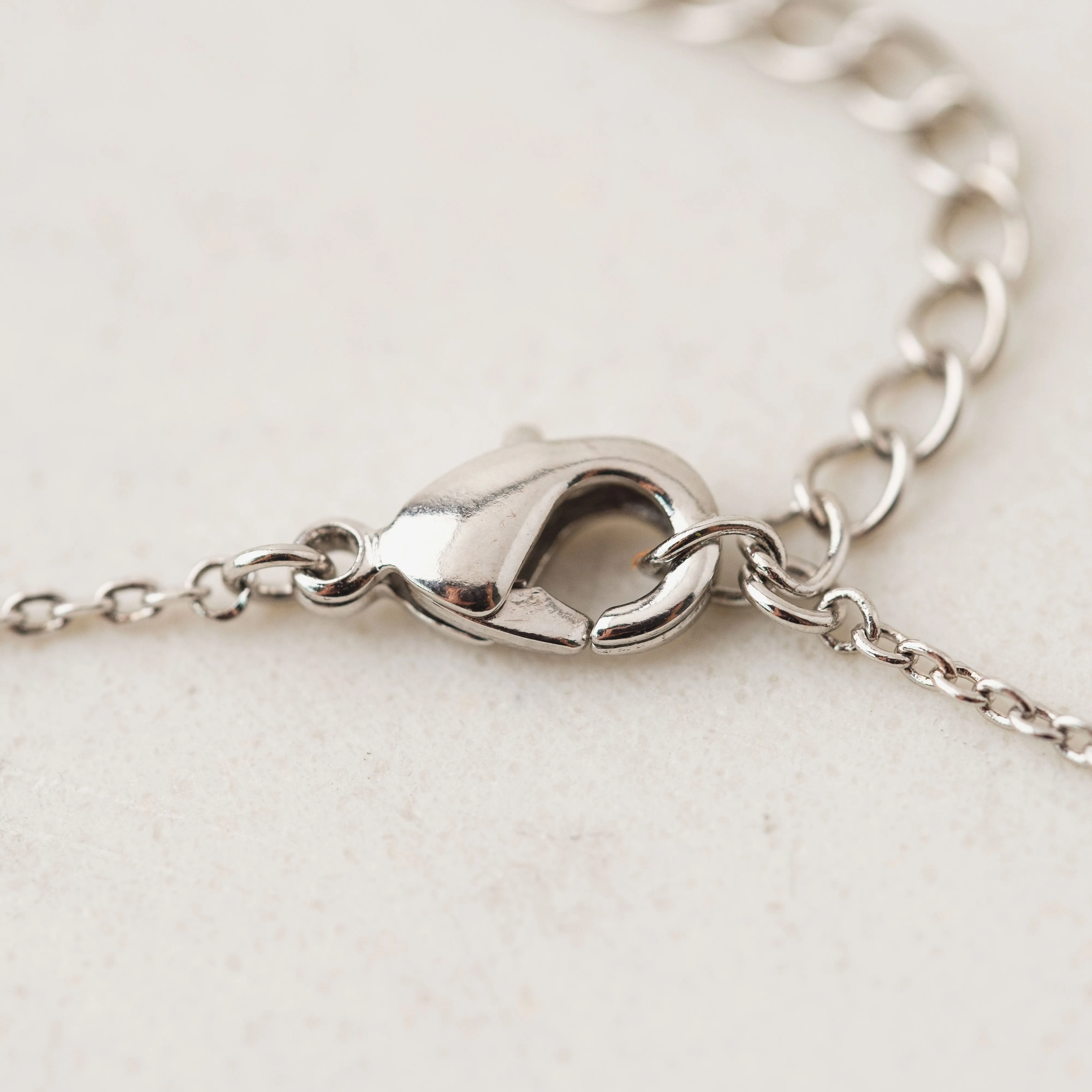 Halo Mini Necklace Silver