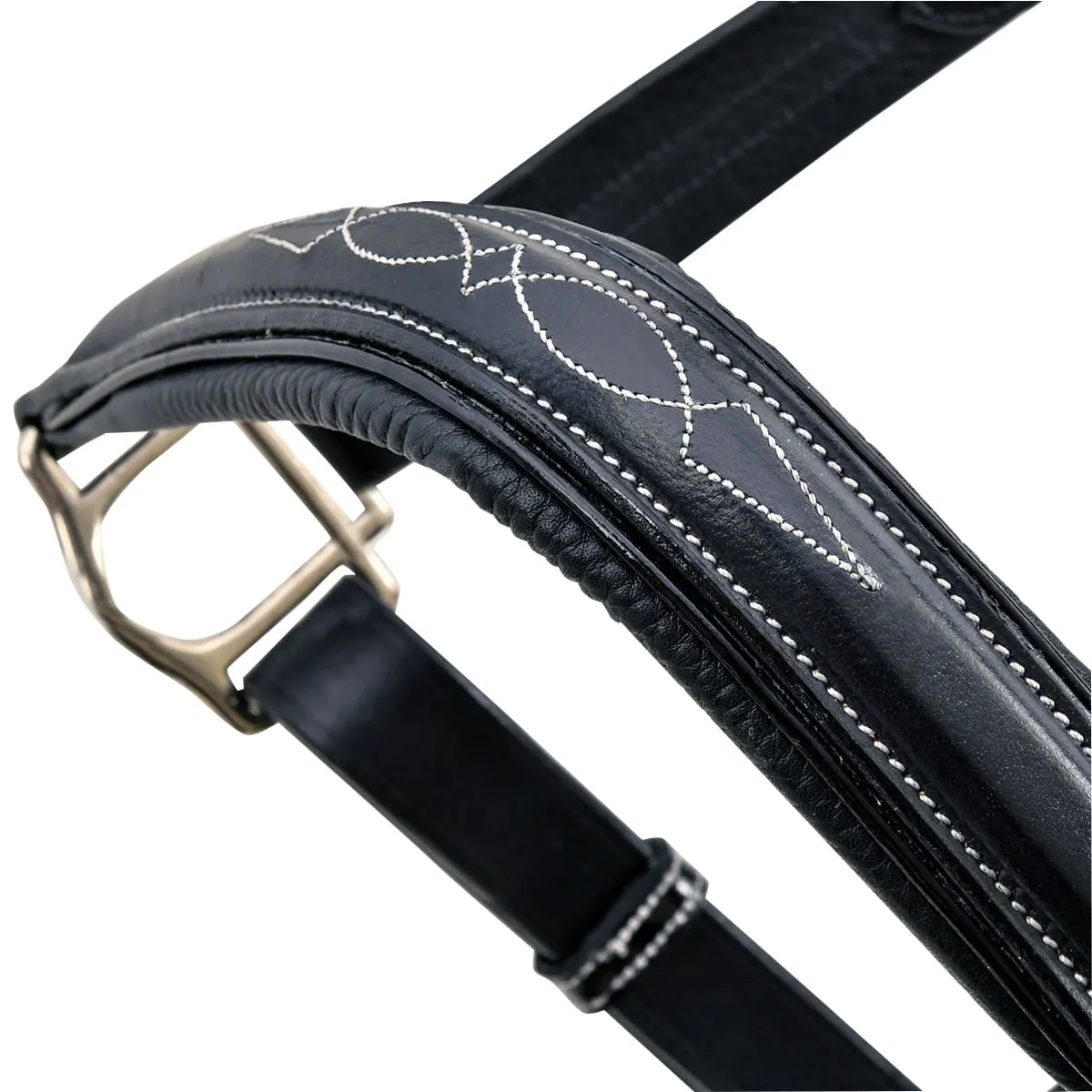 HDR Stress Free Fancy Stitch Leather Halter