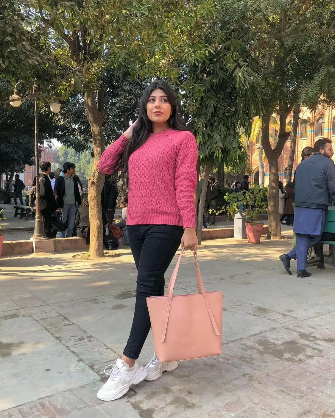 Hobo Tote Pink 3 Piece