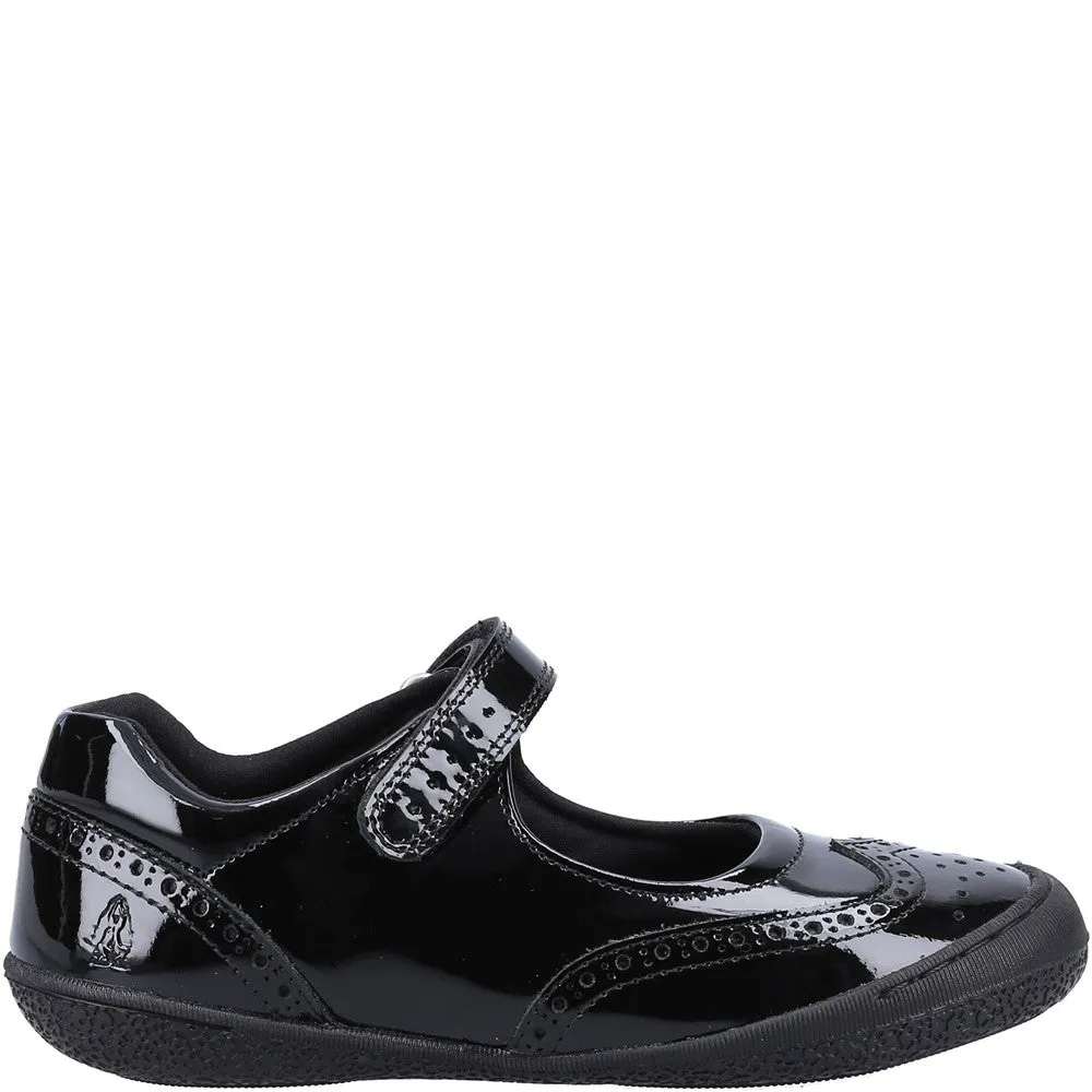 Hush Puppies Rina Patent Senior School Shoes