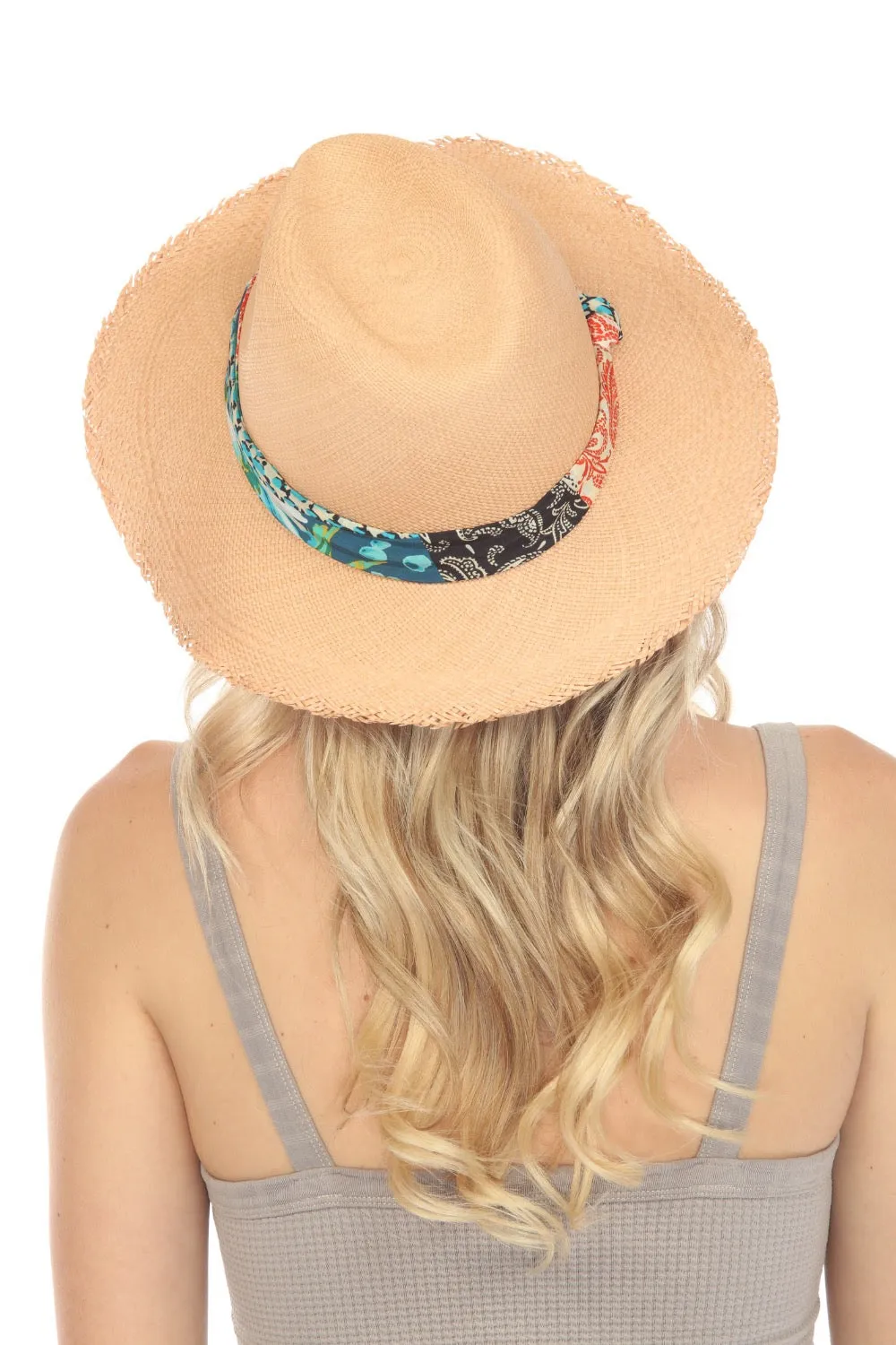 Johnny Was Ravenne Fringe Panama Hat Boho Chic MA5023