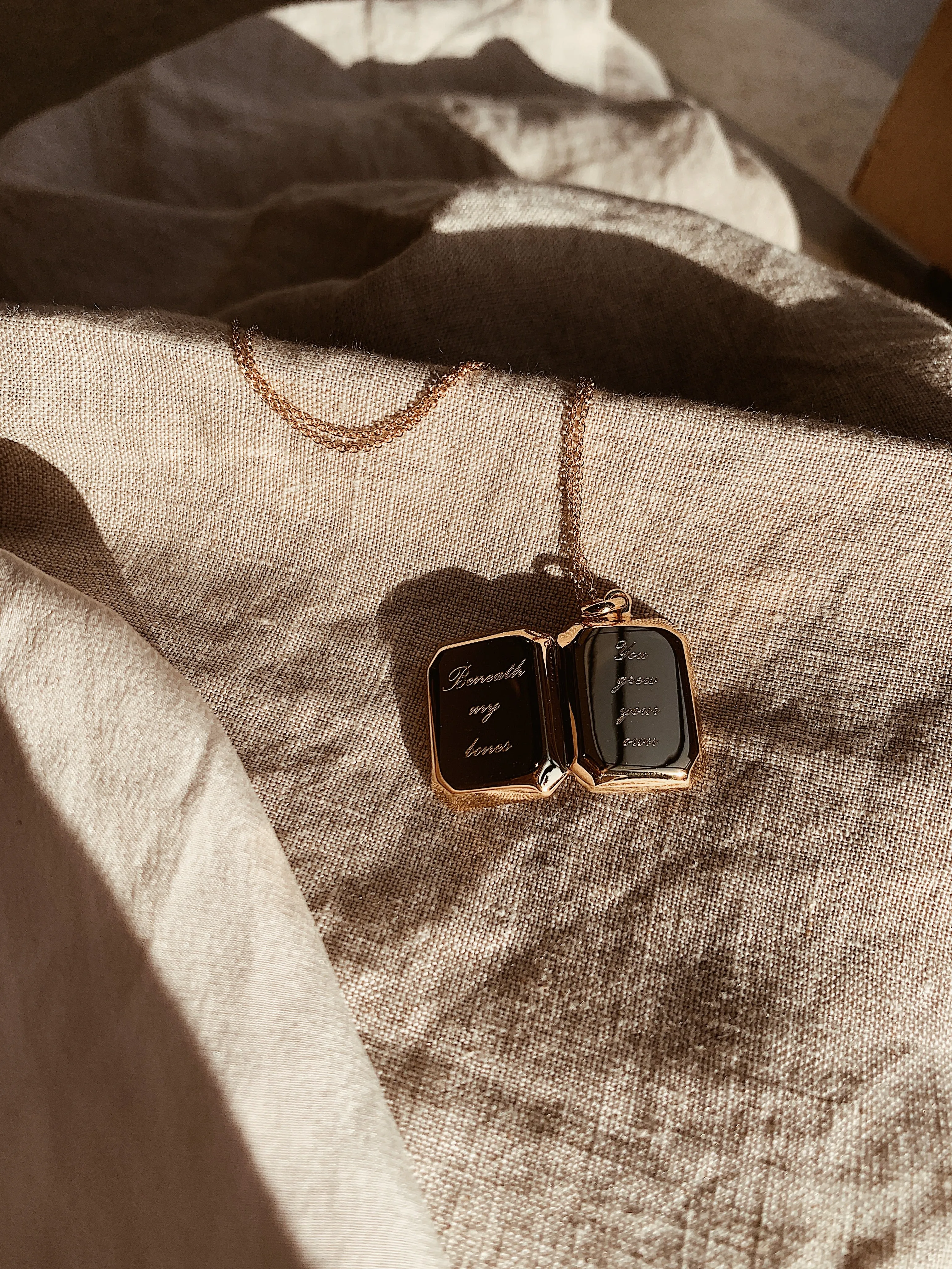 Locket ~ Beneath My Bones / Rectangular