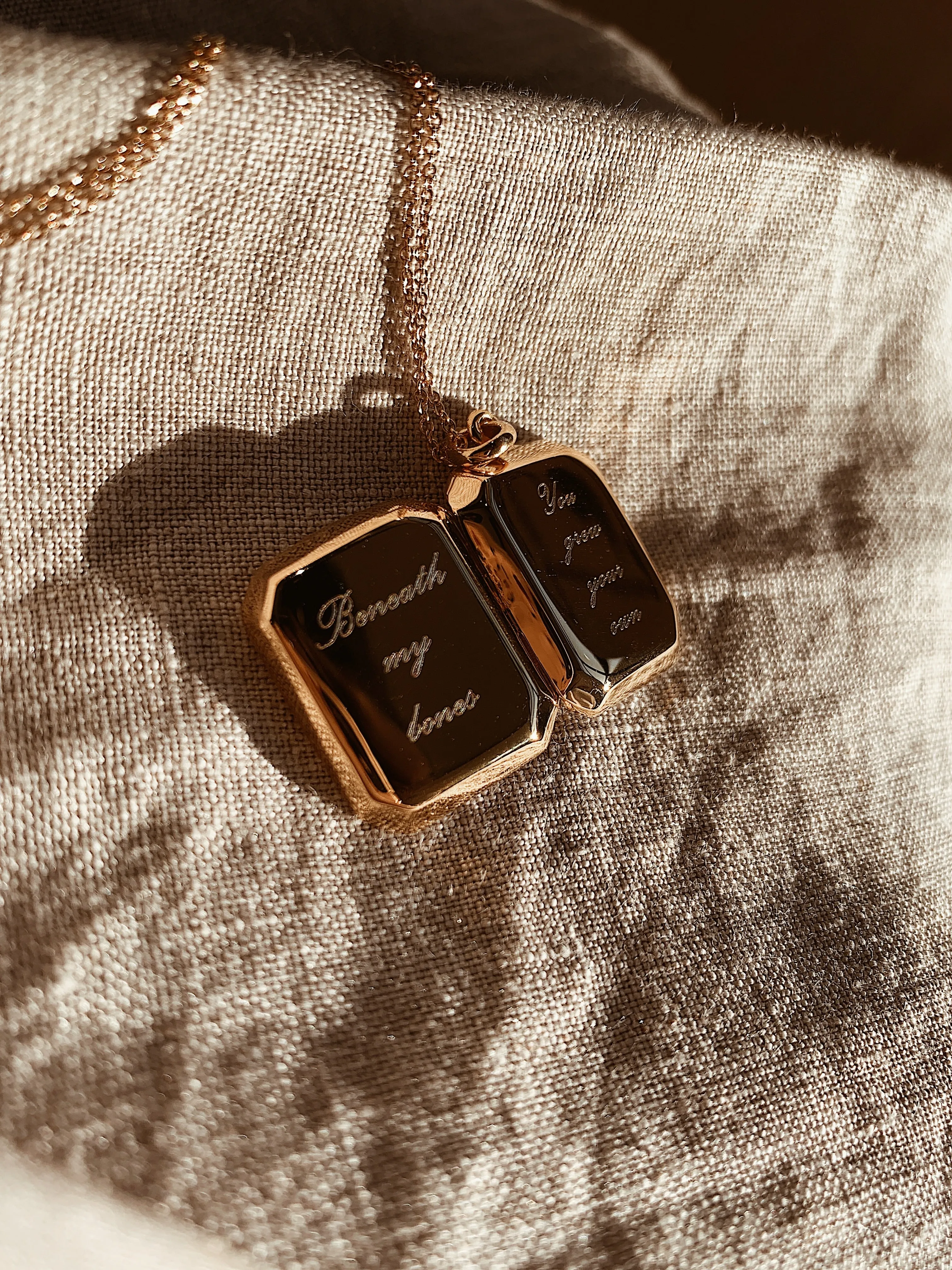 Locket ~ Beneath My Bones / Rectangular