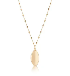 Locket Oval, Gold