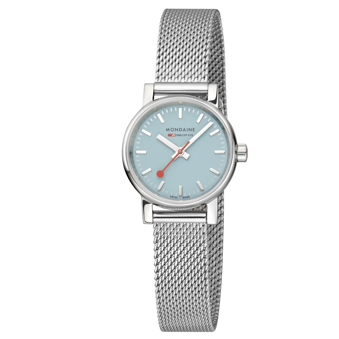 Mondaine Official Swiss Railways Evo2 26mm Dusk Blue Watch MSE.26140.SM