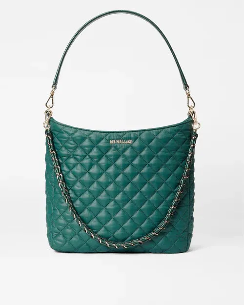 MZ Wallace - Crosby Hobo (Emerald)