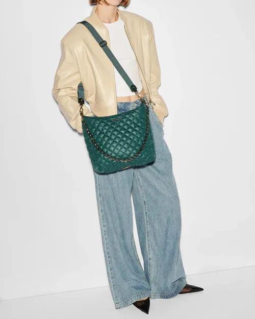 MZ Wallace - Crosby Hobo (Emerald)