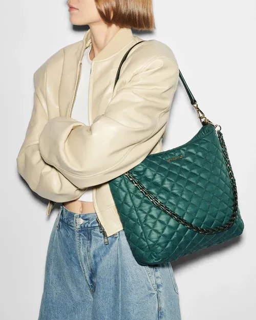 MZ Wallace - Crosby Hobo (Emerald)